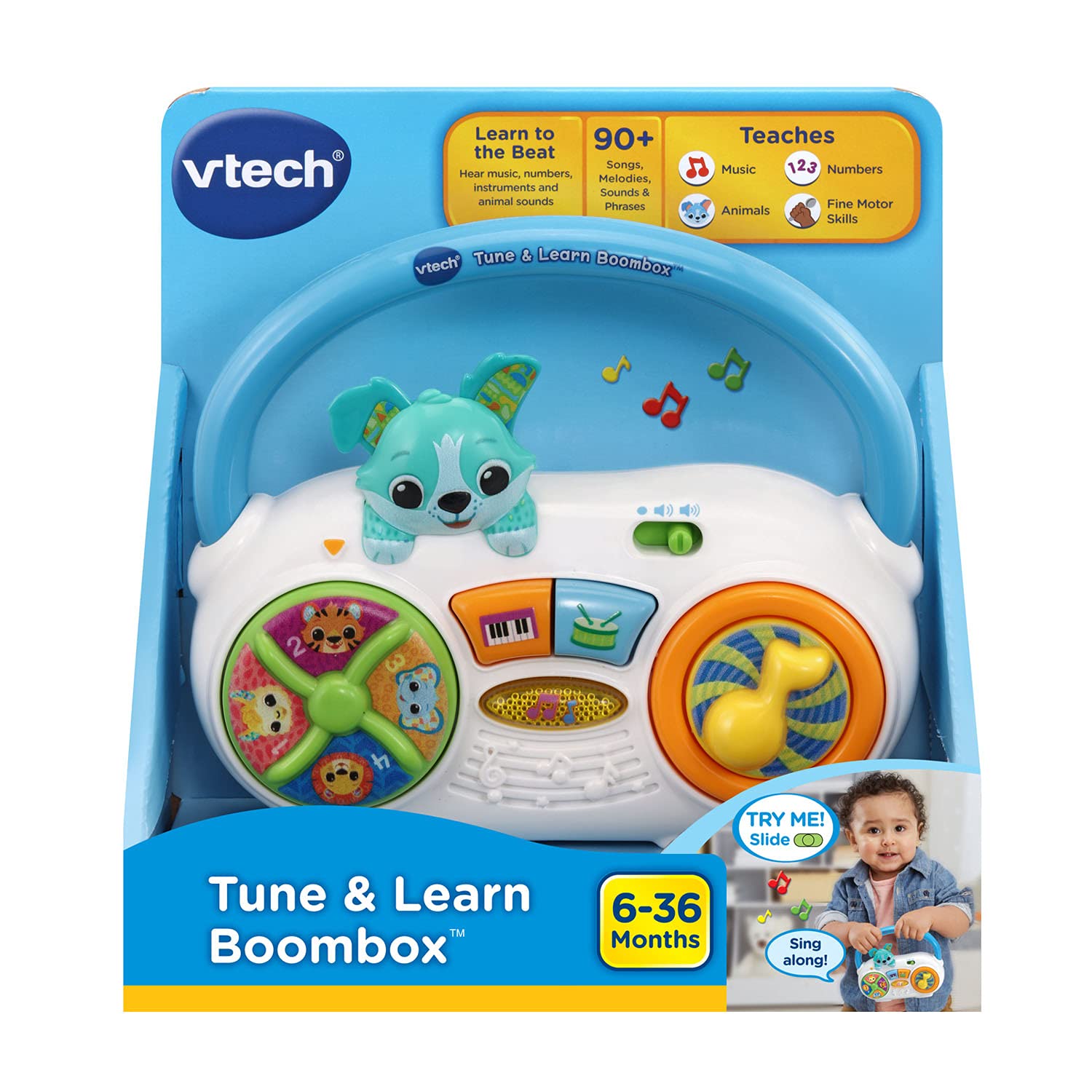 VTech Tune & Learn Boombox – The Toy Cove